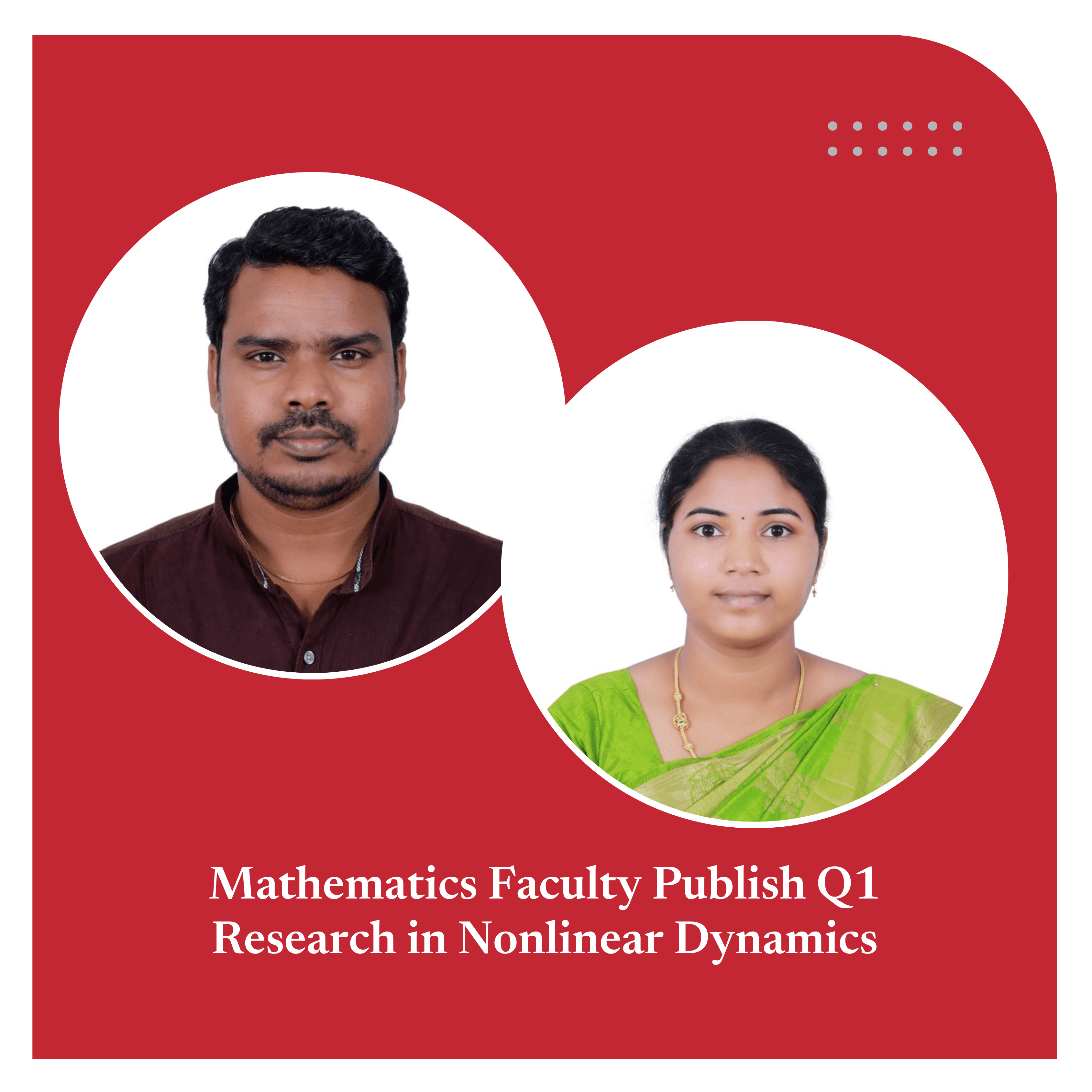 Mathematics Faculty Publish Q1 Research in Nonlinear Dynamics