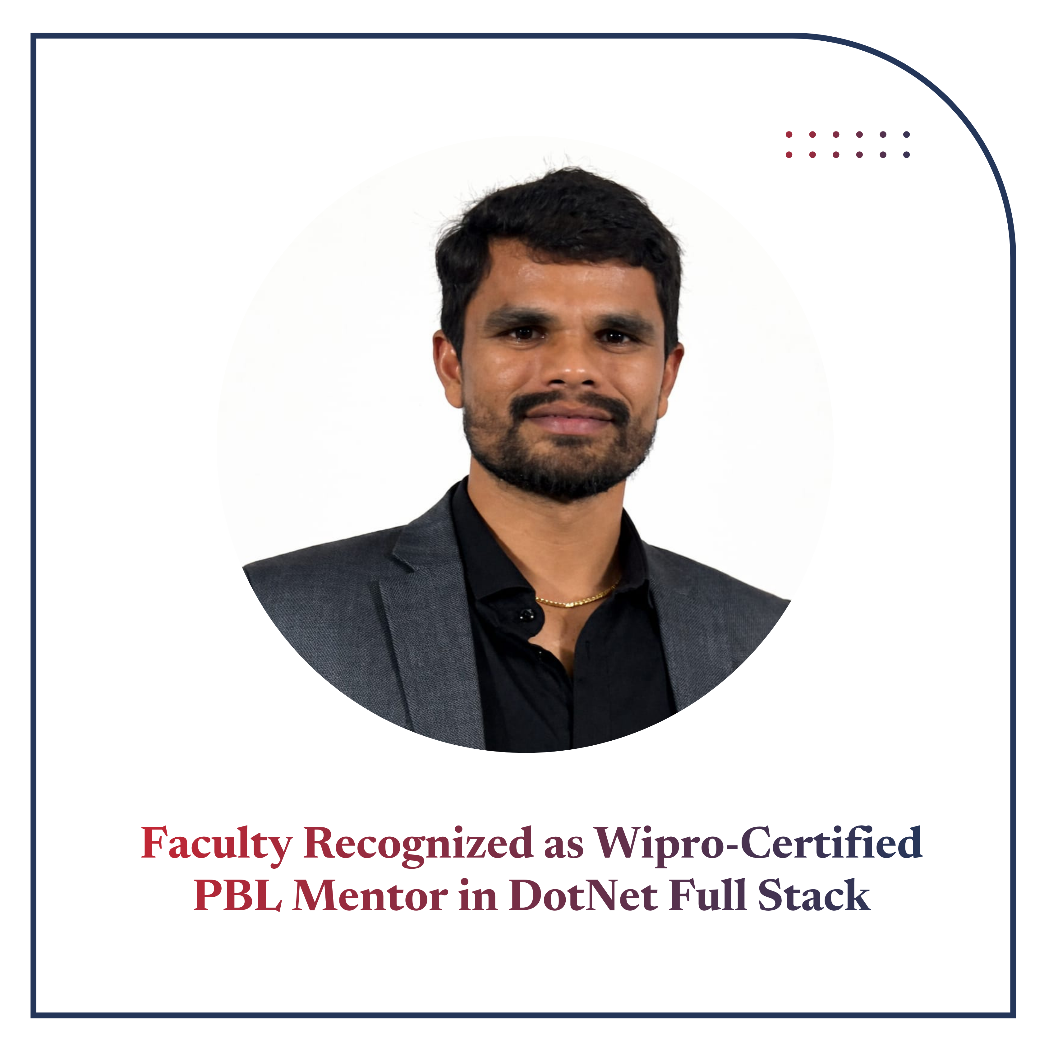 Wipro TalentNext Certified – PBL Mentor in DotNet Full Stack | Anurag ...