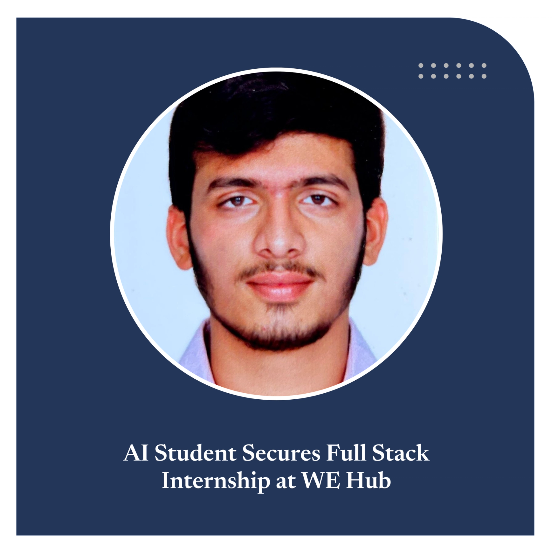 Tech Talent Lands Internship at WE Hub